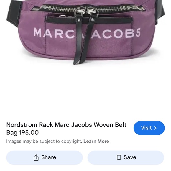Authentic Marc Jacobs Purple Belt Bag - Picture 11 of 11